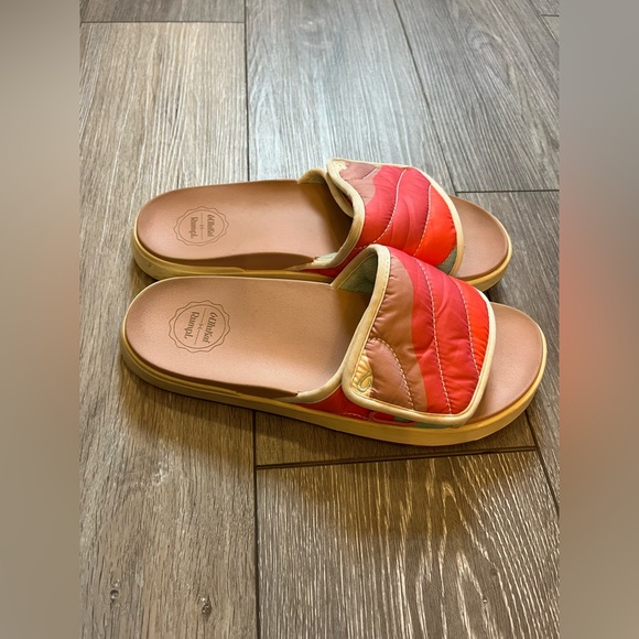OluKai x Rumpl Nu’a Mino Slide Sandal Quilted Pink Sea Salt 20469 - Women’s 10 - Picture 3 of 11